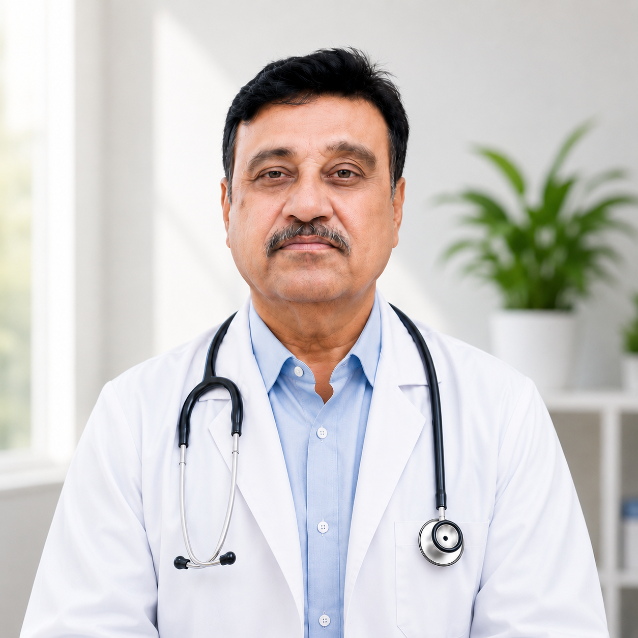 Prof. Dr. Ahmed Ali, online orthopaedic surgeon in Pakistan, in his clinic